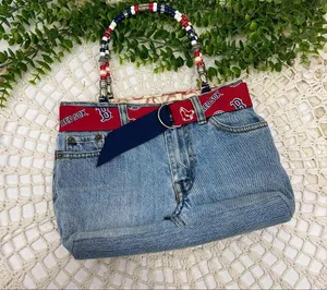 Boston Redsox Denim Y2K Mini Bag Vintage Early 2000s thumbnail 2