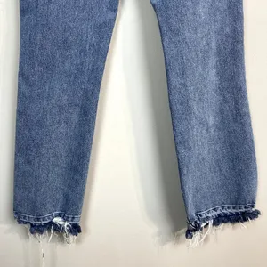We the Free People‎ Jeans Womens 25 Blue Distressed Cropped Button Fly Stretch thumbnail 7