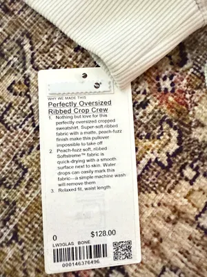 Lululemon Softstreme Ribbed cropper sweater thumbnail 5