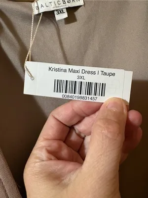 NWT Baltic Born Kristina Maxi Dress in Taupe thumbnail 4