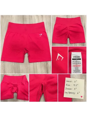 Gymshark Women’s Seamless High‎ Waist Biker Shorts Pink Size Small Activewear thumbnail 7