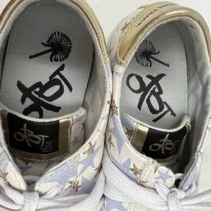 OTBT Shoes Court In Star Blue Gold‎ Leather Lace Up Sneakers Comfort Size 6.5M thumbnail 10