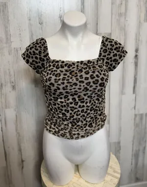 Cheetah Crop Top Multi Size M thumbnail 4