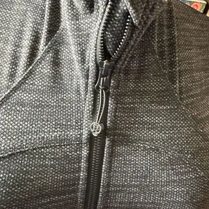 Lululemon Forme ll black & charcoal gray Athleisure fitted jacket thumbnail 4