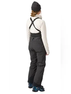 Women's Black Flylow Sphinx Cargo Bib Overalls thumbnail 2