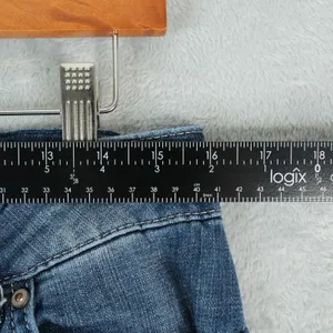 Wrangler Jeans Womens 11/32 Blue Denim Mid RIse‎ Straight Leg Western Stretch thumbnail 4