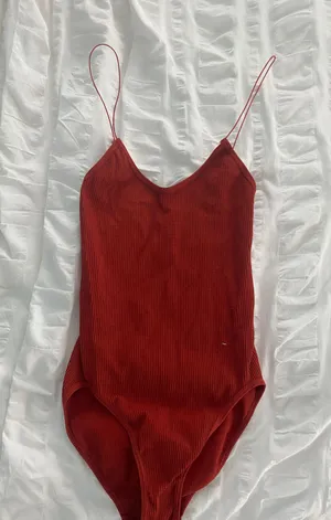 Out From Under (Urban Outfitters) Red Bodysuit thumbnail 1