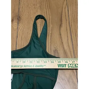 Shekini One‎ Piece Swimsuit Size Medium Zip Up Chest NWT Beach Travel Vacation thumbnail 6