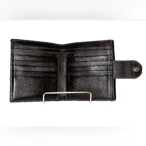 Authentic Gucci GG Supreme Coated Canvas and Leather French Flap Bifold … thumbnail 6