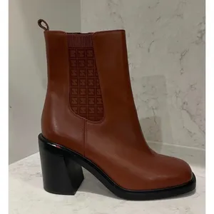 Franco Sarto Paula Stacked Block Heel Bootie –‎ Size 8.5 thumbnail 6