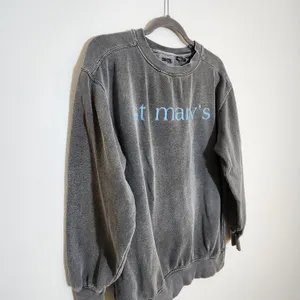 MV Sport St. Mary’s Gray Mineral Wash Sweatshirt Size Medium thumbnail 3