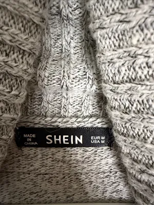 SHEIN Men's Light Gray Turtleneck Sweater thumbnail 2