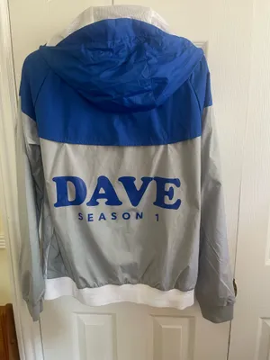 Nike Men’s White/Blue/Gray Windbreaker Jacket (Medium) thumbnail 5