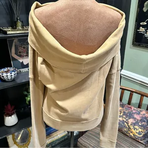 We The Free by Free People Off-the-Shoulder Top – Size S – 100% Cotton Tan Knit thumbnail 7