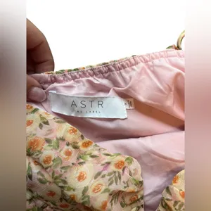 ASTR the Label Floral Print Pleated Midi Dress thumbnail 5