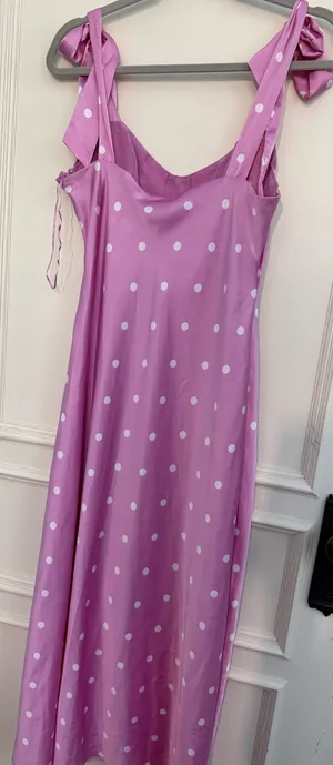 ASTR Pink Midi Dress thumbnail 4