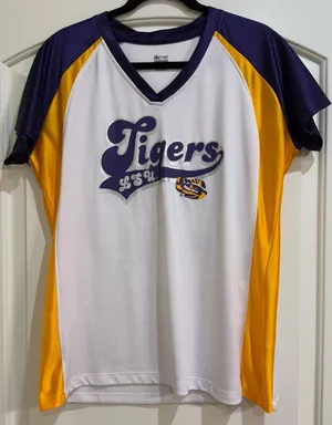Knights Apparel Women’s Jersey - White, Purple, Gold thumbnail 1