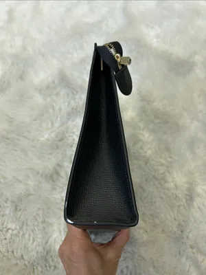 Henri Bendel Black Saffiano Leather Clutch thumbnail 4