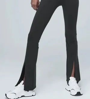 Alo Split Yoga Leggings Flare thumbnail 1