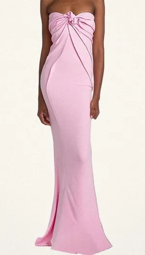 JW Pei Olivia Pink Maxi Tube Dress thumbnail 1