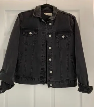 PacSun Black Jean Jacket Oversized thumbnail 1