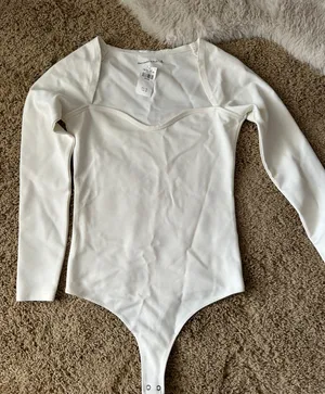 Abercrombie Cream Bodysuit thumbnail 1