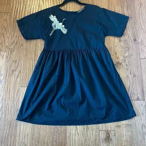 Anthropologie Potters Pot black sequin heron dress small thumbnail 12