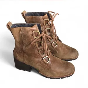 Sorel Womens Size 8 Brown Suede Lace Up Ankle Fashion Boots Bootie thumbnail 8