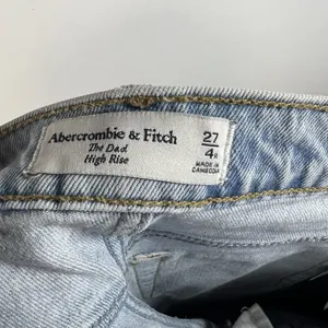 Abercrombie & fitch the dad high rise jeans Women's 27x30 Distressed‎ Grunge thumbnail 8