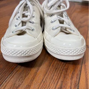 Comme des Garcons PLAY x Converse Chuck Taylor All Star Low Cream‎ Shoes size 6 thumbnail 12