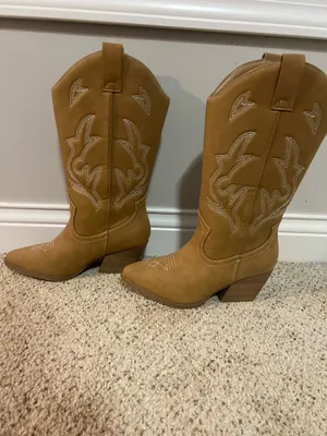 Versona Brown cowgirl boots thumbnail 5