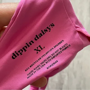 Dippin' Daisy's Bikini Top zen knotted triangle womens Pink (xlarge) bright swim thumbnail 2