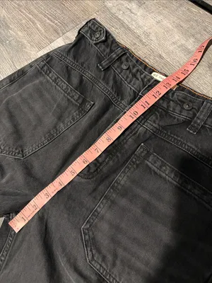 FREE PEOPLE NWT We The Free Palmer Cuffed Jeans / Outer Space - 27 thumbnail 12