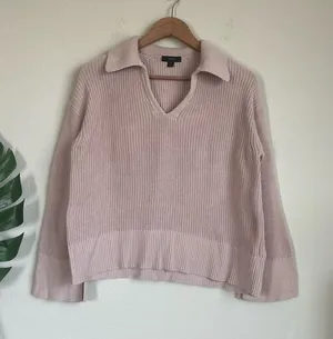 J. Crew Cotton Collar Sweater thumbnail 1
