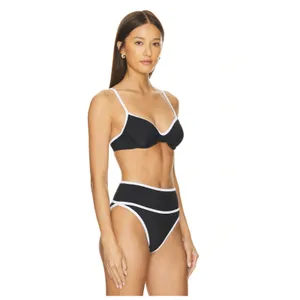 NEW Beach Riot Kori Top/ Carlotta Bikini Set Size Small thumbnail 4
