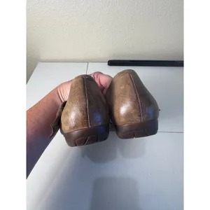 NWOT Abeo Talia Earthy Flats 7.5 Mary Jane‎ Leather Brown Comfort Minimalist thumbnail 4