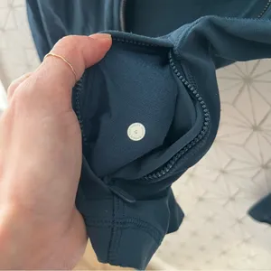 Lululemon Nulu Teal Hoodie *broken zipper thumbnail 5