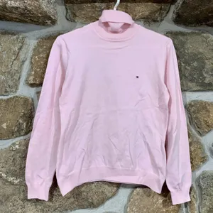 Tommy Hilfiger Y2K Bubble Gum Pink Thin Turtleneck Sweater thumbnail 1