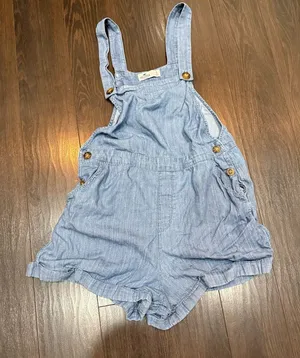 Holister California Lightweight Denim short overalls shortalls thumbnail 1