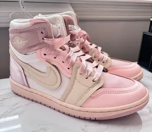 Nike AIR JORDAN 1 HIGH METHOD OF MAKE Pink Oxford Size 8.5 Women’s thumbnail 1