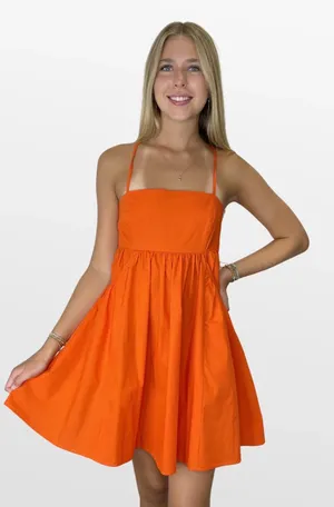 Mini Orange Dress Day + Moon thumbnail 1