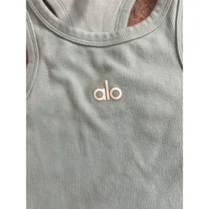 Alo Aspire Tank Ribbed Blue Quartz RARE Size M thumbnail 4