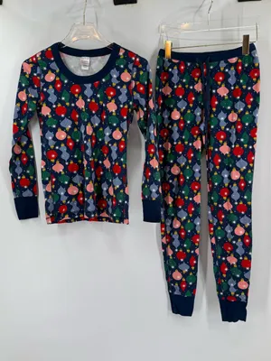 Holiday HannaJams™ Pajama Set Shiny Bright Ornaments size xs thumbnail 3