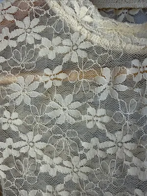 Sheer Floral Lace Long Sleeve Top thumbnail 3