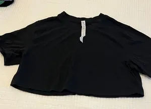lululemon athletica Black Crop Top thumbnail 1