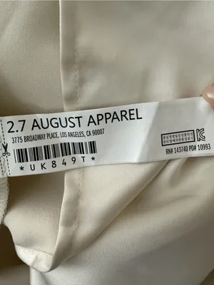 Endless Rose Women’s Cream Satin Blouse Size M NWT (A837) thumbnail 11