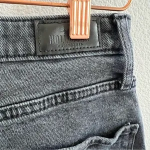 Hollister Ultra High Rise Dad Jeans Black Gray Patch Denim Jeans W26 L31 3R thumbnail 7