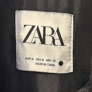 Zara Black and Plaid Jean Jacket thumbnail 3