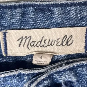 Madewell The Harlow Wide-Leg Cropped Jean in Fairson Wash Size 4/28 thumbnail 5