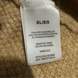 Vince Camuto Women Warm Cozy Pullover Crew Neck Cable‎ Sweater XL Relaxed Fit thumbnail 12